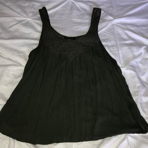 American Eagle olive green tank top